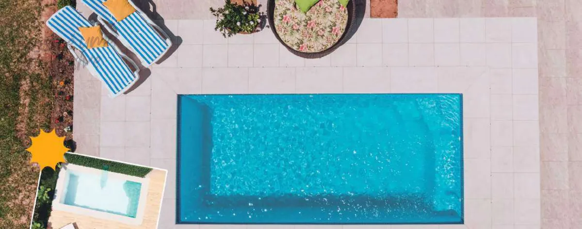 New Fiori fiberglass pool installed by Ford Concrete in Kansas City