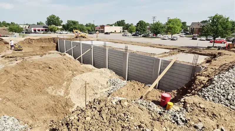Full-scope commercial concrete construction from excavation through finished foundation in Kansas City — Ford Concrete