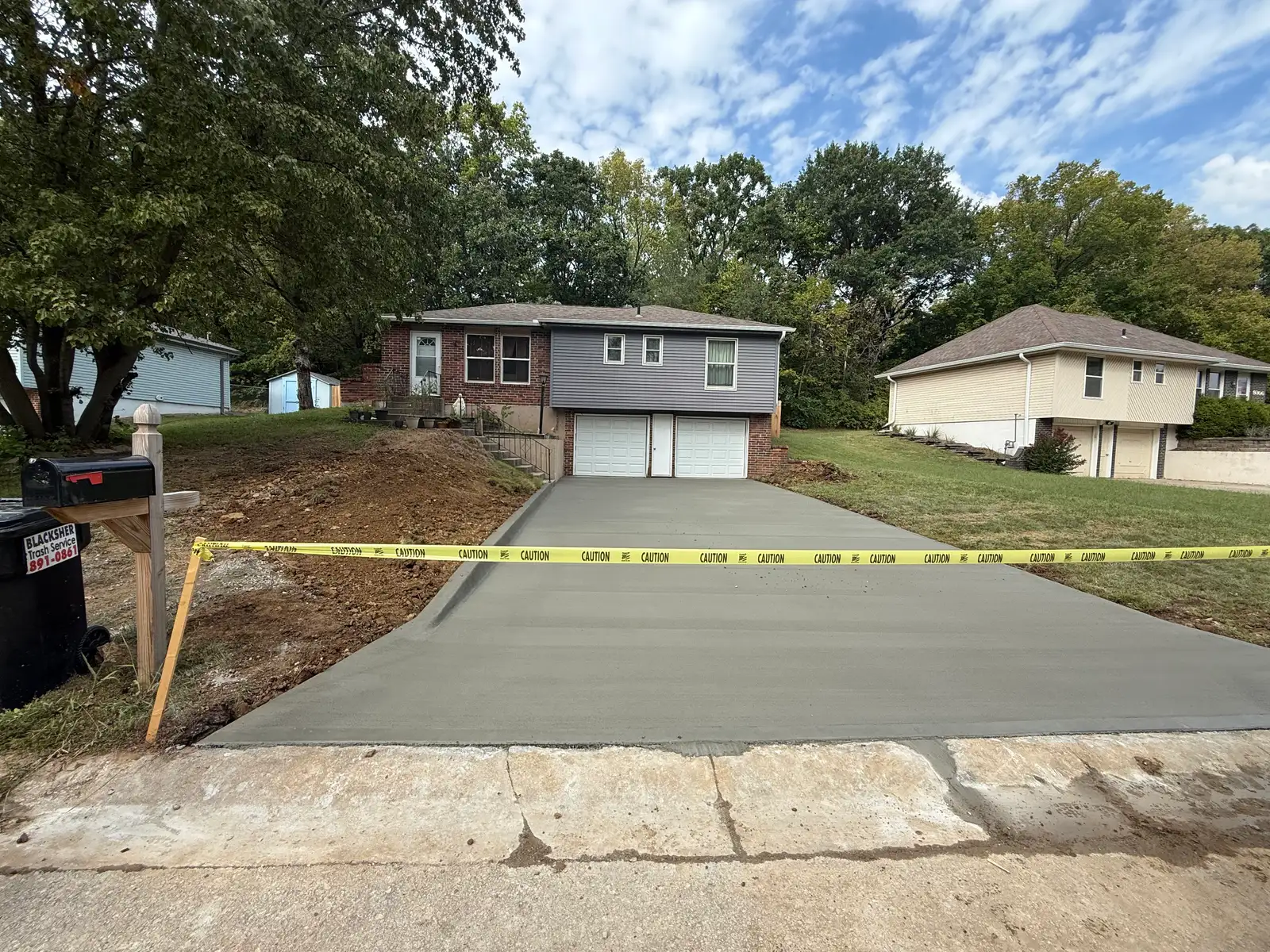 Concrete resurfacing project Kansas City — before and after | Ford Concrete